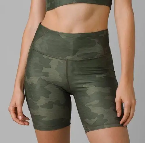 prAna NWT  Electa Short II Athleisure Bike Shorts | Sage Green Camo | XS