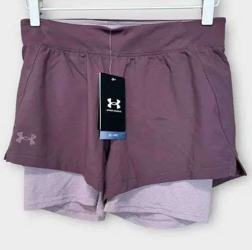 Under Armour  Women's ISO-CHILL Heat Gear Fitted Athletic Shorts