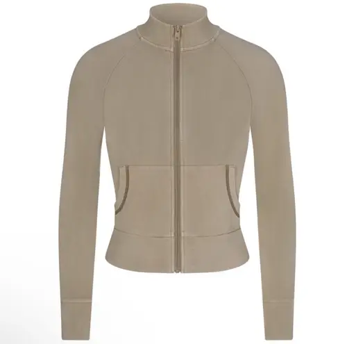 SKIMS LIMITED EDITION TRACK JACKET 'TAUPE'