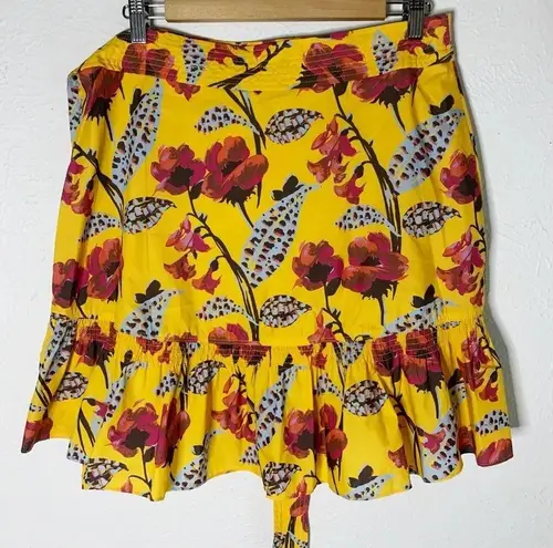 ALC Frank A.L.C. Hampton Floral Mini Wrap Skirt Sz 14 NWT Intermix Exclusive