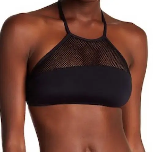Dolce Vita High Neck Fish Net Bikini Top Size XS