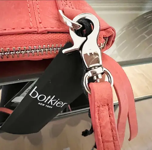 Botkier NWT Leather Logan Crossbody Bag/Wristlet Clutch - Grapefruit - Image 3