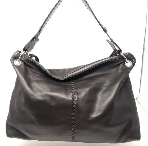 DESMO brown leather hobo bag, Italy