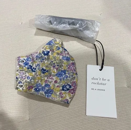 Senreve Floral Print Cotton Face Mask in in Dahlia Daze NEW