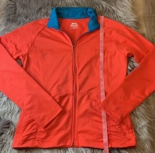 Slazenger full zip stretch athletic athleisure performance jacket S
