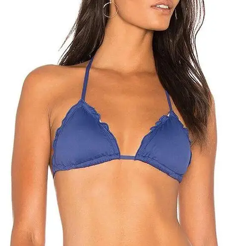 Eberjay Eberjey So Solid Mazarine Blue Dakota Bikini Top Women's Size Small S NWT
