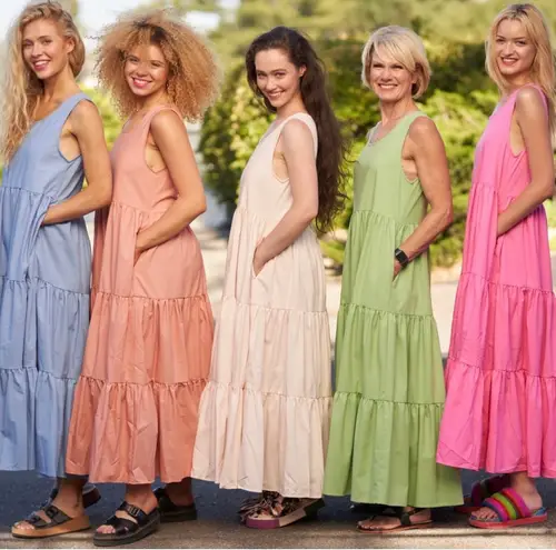 The Comfy And Ready Penny Pocket Maxi Dress Size Small In Jade