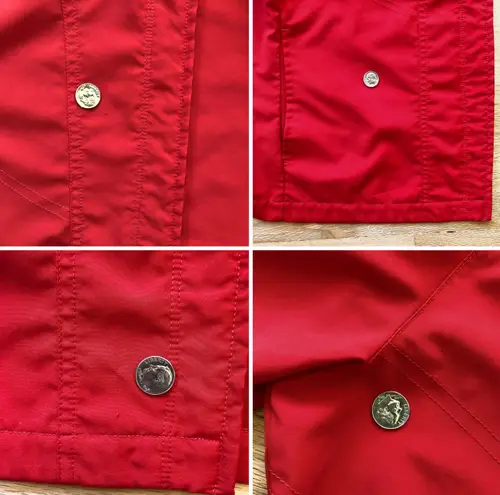 Nike red with black & white long sleeve jacket