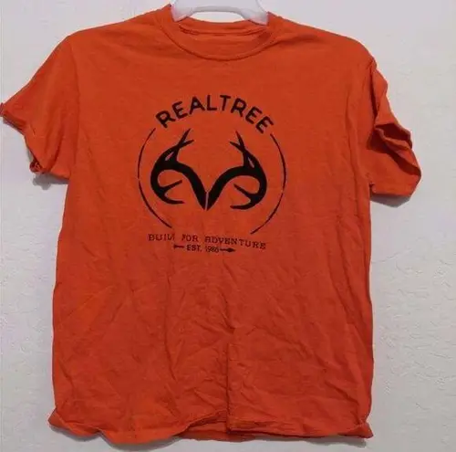 Realtree  bright orange shirt s