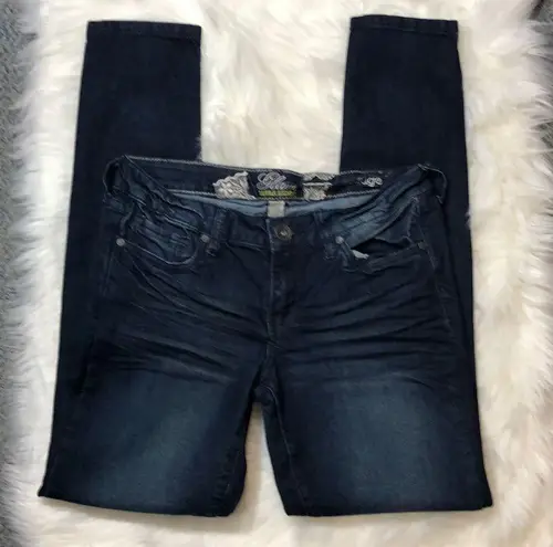 Glam Refuge Ultra Skinny Dark Wash Jeans 8R