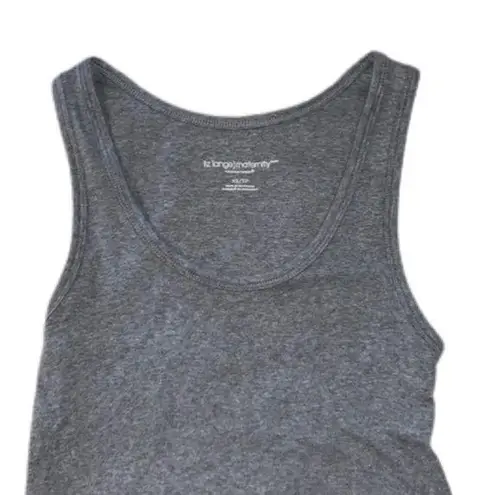Liz Lange Maternity Grey Tank Top XS (fits regular too) “Muscle Shirt” Must Have