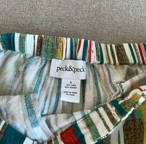 Peck & Peck Linen Beach Pants