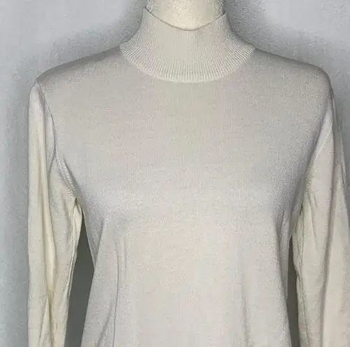 Liz Sport Vintage 90s Mock Neck Knit Sweater 45PE