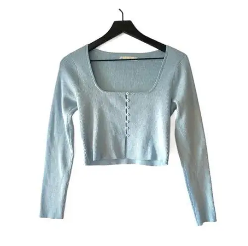 Oak + Fort Cardigan Women's Size S Light Blue