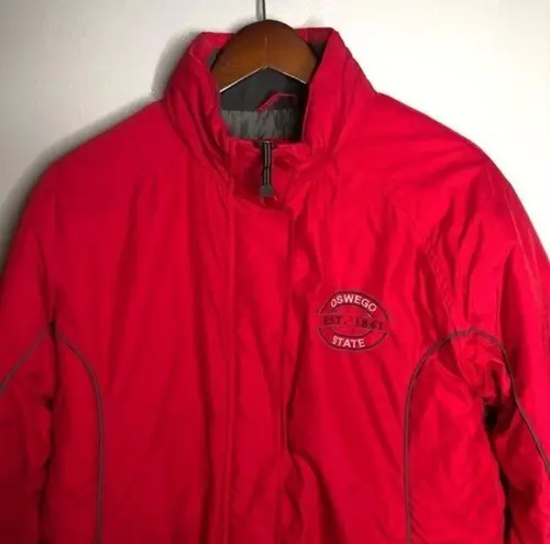 Charles River Apparel Oswego State SUNY Oswego red winter jacket