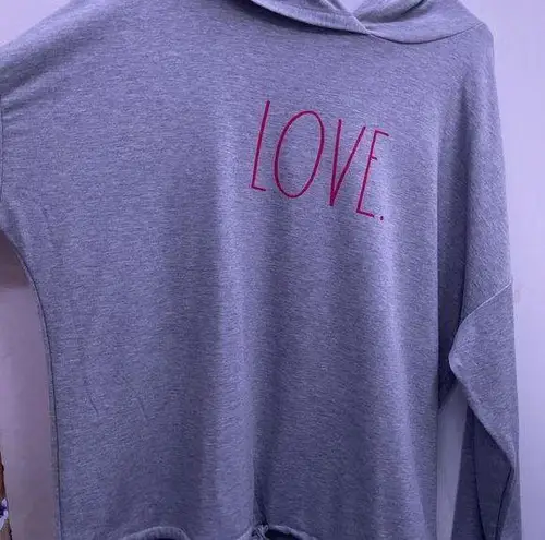 Rae Dunn Love hooded long sleeve