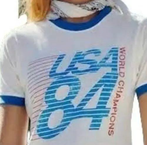 Daydreamer Blue and White Short Sleeve T-Shirt