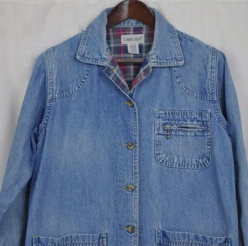 Cabin creek Vintage Ladies' Denim Field Barn Coat Size Petite Medium