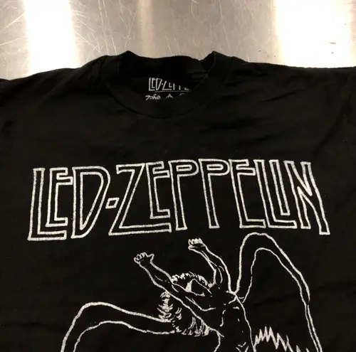 Brandy Melville Led Zeppelin Tee Black Size M