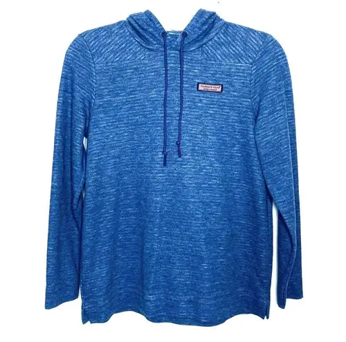 Vineyard Vines  Double Faced Heathered Relaxed Hoodie Shep Shirt No Sz Tag