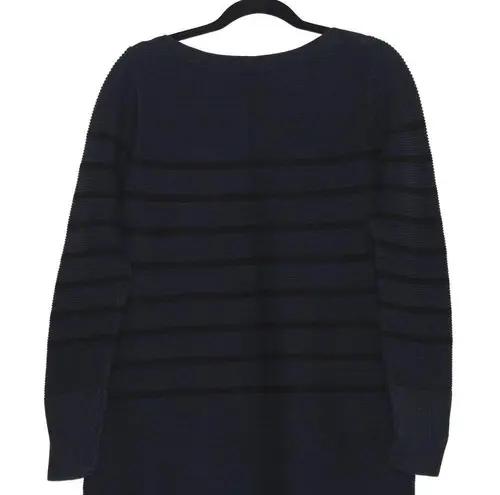 Banana Republic  Navy Striped Tunic Sweater  Size Large