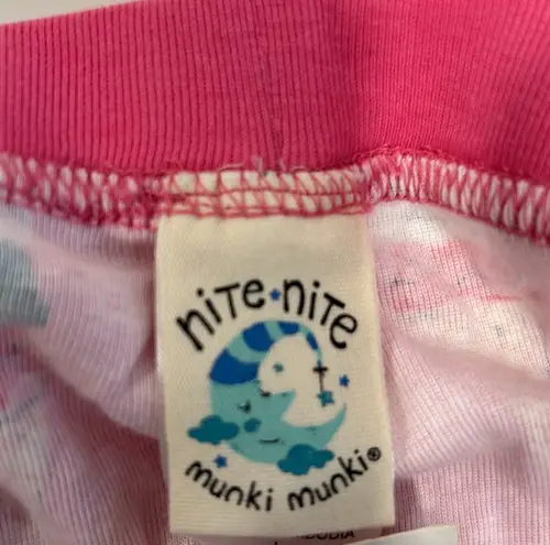 Munki Munki NWOT Nite Nite  Pink Elastic Waist Ice Cream Cone Large Sleep Shorts