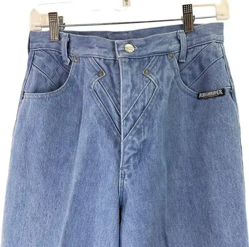 Roughrider by Circle T High Rise Vintage Bareback Western Jeans Size 11/12 Blue