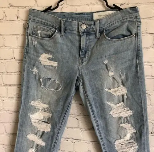 Treasure & Bond Destroyed Boyfriend Jeans Size 27