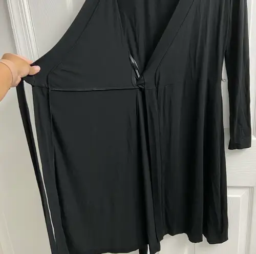 Banana Republic Gemma Wrap Dress Black Size XS