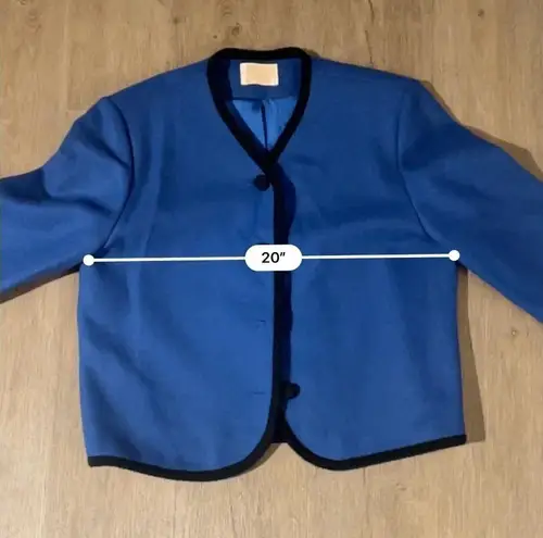 Pendleton vintage jacket - 100% wool made in the USA - blue and black - size 12