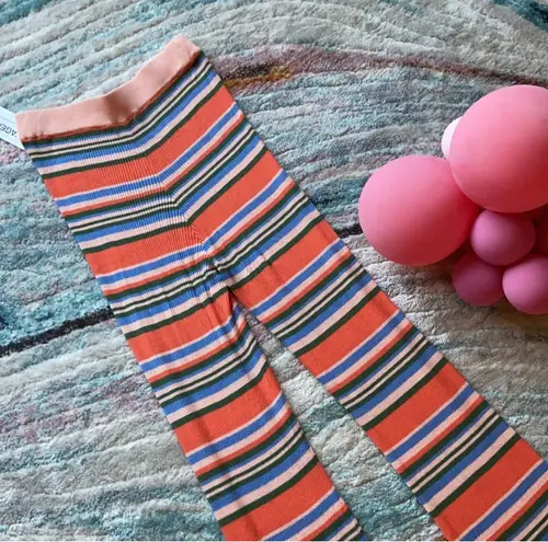 L'Agence Wide Leg Colorblock Wide Leg Pants Knit