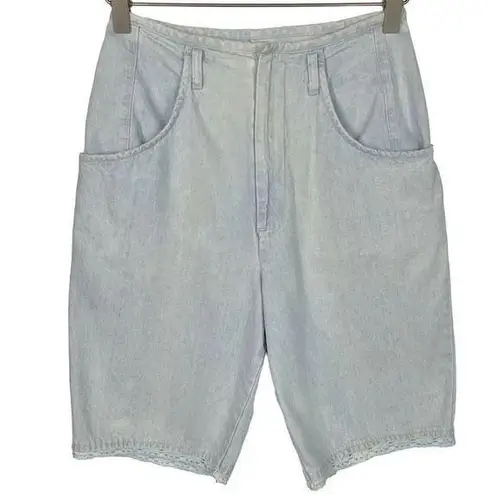 Bermuda Chic Schooners Vintage Light Wash  Jean Shorts Size 24 in