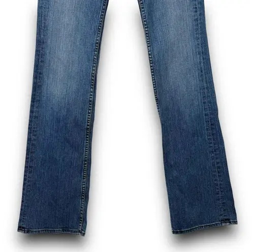 Habitual Los Angeles Womens Low Rise Bootcut Jeans Medium Wash Size 26 Long Tall