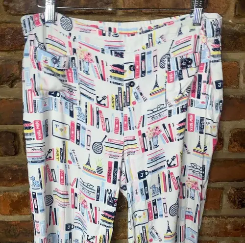 Ralph Lauren  White Multicolored Sleepwear Pajama Pants Women's Size Medium