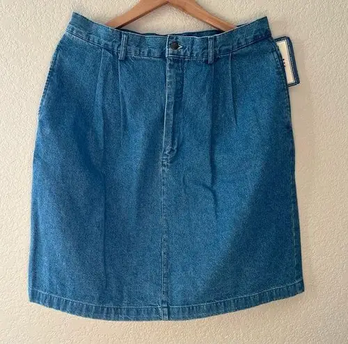 Ruff Hewn Vintage Dead Stock Denim Kick Skirt | 16