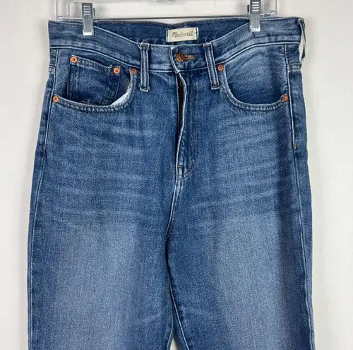 Madewell The Momjean in Downey Wash Medium Wash Hi-Rise Size 29 EUC