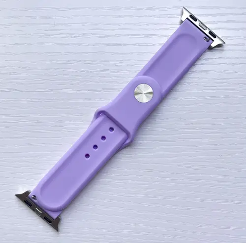 New Purple Apple Watch Silicone Sport Band Smart Watch Band Strap 38/40/41mm