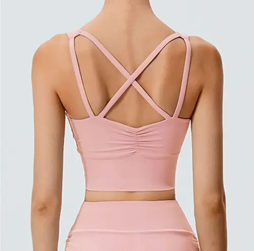 Berlook Activewear Pink Criss