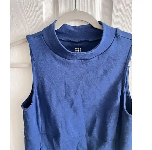 Title Nine Midi Dress Womens Small Sleeveless Blue/Red Activewear Tennis Golf