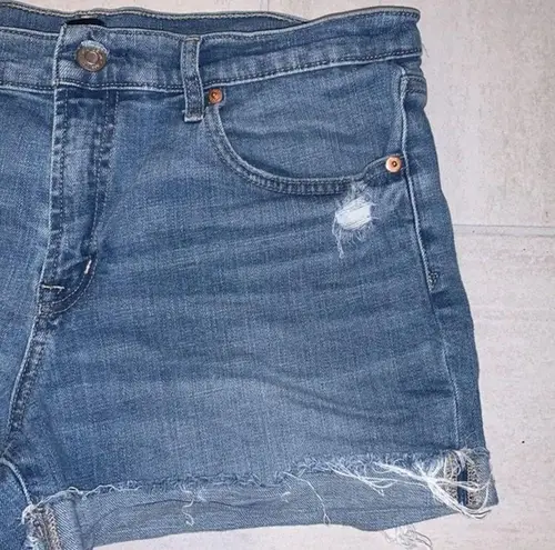 Gap  denim folded distressed jean short size 10/30