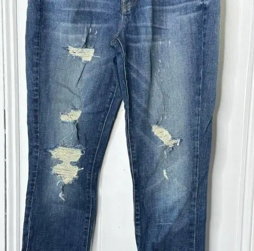 J Brand  Jeans Distressed Caitland Slim Boyfriend Blitz Jeans Women's Size 27