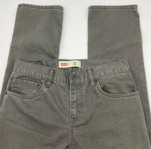 Levi's Levi’s 511 Slim Women’s Jeans Size 18 Regular 29x29 Dark Gray