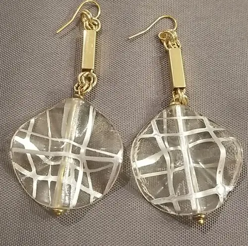 Vanessa Mooney 💕💕 Clear Acrylic Statement Earrings