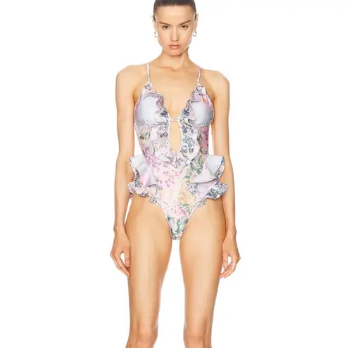 Zimmermann frill swimsuit. S-M