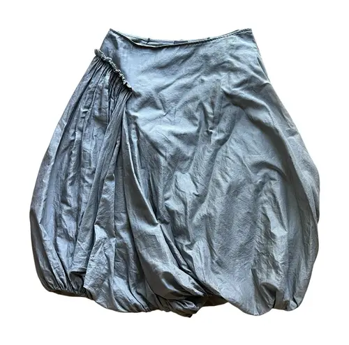 Lilith Gray Women Skirt Bubble Balloon Hem Gray Avant Garde Art to Wear SZ XS
