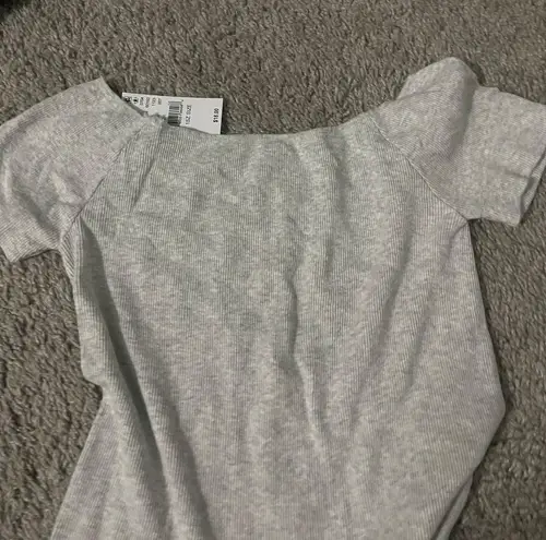 Brandy Melville Gray Top