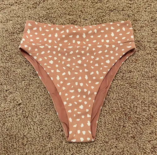 Aerie ‼️ Pique High Cut Cheeky Bikini Bottom‼️