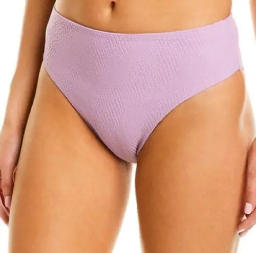 ONIA  Lavender Sabrina Bikini Bottoms Croc Texture