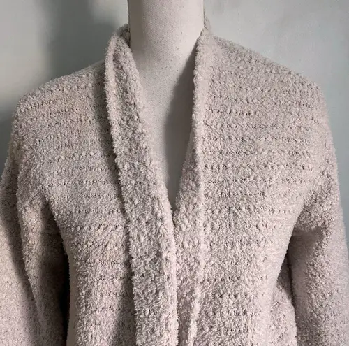 Barefoot Dreams • CozyChic® Boucle Welt Pocket Cardigan Ivory Cream Almond