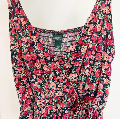 Wild Fable Floral one peice Wrap Romper Size Small